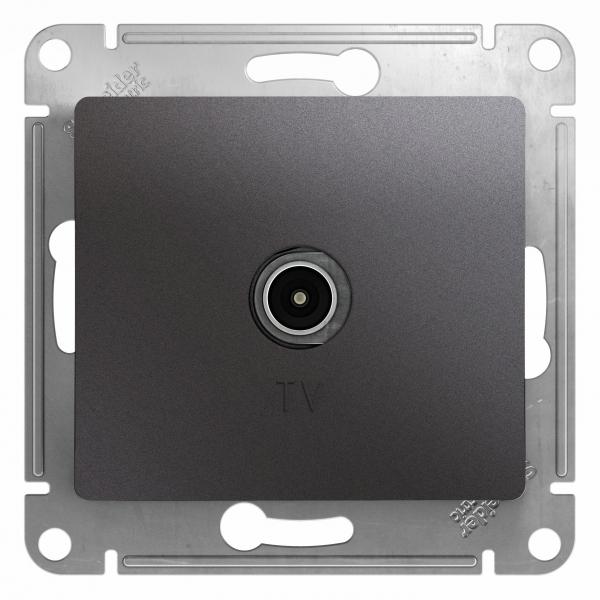 Schneider Electric GSL001393 GLOSSA TV АНТЕННА коннектор, механизм, ГРАФИТ