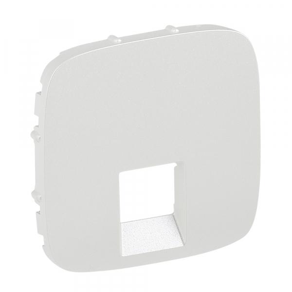 Legrand  Valena  ALLURE Жемчуг Лицевая Панель для розетки RJ11/RJ45 1-местной скрытая установка IP20 /755419