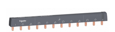 Шинка гребенчатая 3П (L1L2L3…) 12 модулей 18мм 100А разрезаемая Schneider Electric A9XPH312