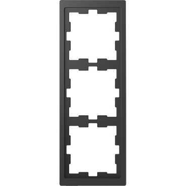 Schneider Electric  MERTEN  D-Life  Антрацит  Рамка 3-местная MTN4030-6534