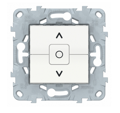 Schneider Electric Unica NEW  Белый Выключатель для жалюзи, 2-клавишный схема 4 NU520818