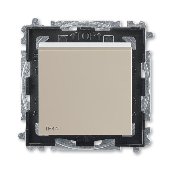 ABB  Levit  Кофе макиато/Белый Переключатель перекрёстный 1-клавишный IP44 2CHH597940A4018