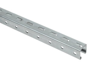 STRUT-профиль перфорированный 41x21х1500-2,5 IEK CLP1S-41-21-15-25