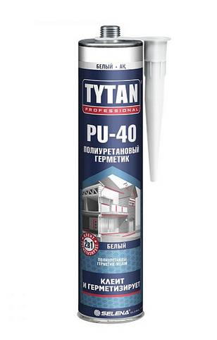 Герметик полиуретановый PU40 белый TYTAN Professional Selena   66244 0.31 л