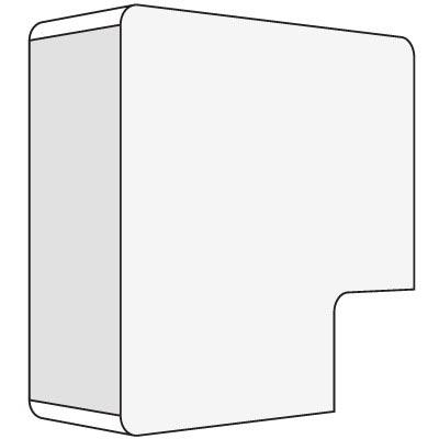 DKC  APM  Белый  Угол плоский  40x17 00425
