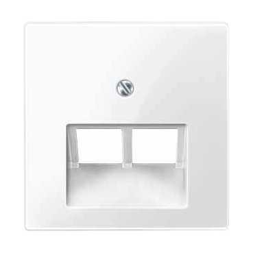 Schneider Electric Merten  Белый  Центральная Плата для механизмов RJ45 2-местная MTN296119