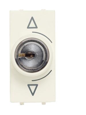 ABB  Zenit  Антрацит Переключатель механизм с ключом на 3 положения 1-модуль  /N2153.1 AN//2CLA215310N1801/