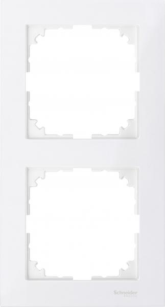 Schneider Electric Merten M-Pure Полярно-белый  Рамка 2-местная MTN4020-3619