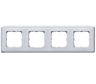 Legrand  Cariva  Белый Рамка 4-местная скрытая установка IP20 /773654
