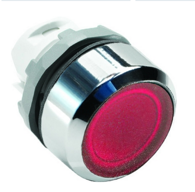 Кнопка ABB MP2-21R красная с фикс с подсв /1SFA611101R2101/