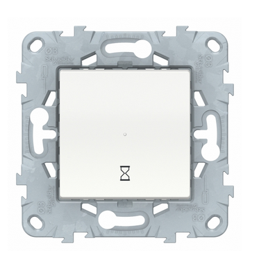 Schneider Electric Unica NEW  Белый Таймер нажимной 10А NU553518