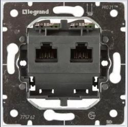 Legrand  Galea Life  Розетка RJ45категория 5е UTP2 вых. неэкранированная