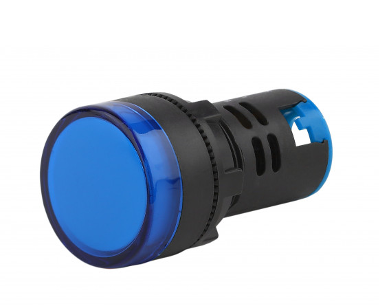 ЭРА Лампа AD22DS(LED)матрица d22мм синий 24В AC/DC (10/1000/12000)