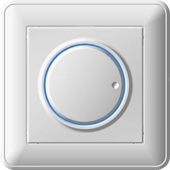Schneider Electric  Wessen59  Белый  Диммер скрытая установка 600Вт (250В, ЛН) SR-5S2-18