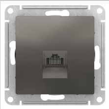 Schneider Electric AtlasDesign Сталь  Розетка компьютерная RJ45, механизм ATN000983