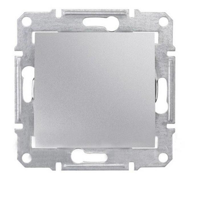Schneider Electric Sedna Алюминий Переключатель механизм 1-клавишный 10А IP20 скрытая установка SDN0400160
