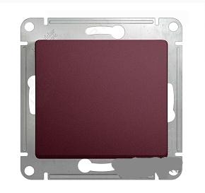 Schneider Electric Glossa Баклажановый Выключатель 1-клавишный схема 1, 10AX, механизм IP20 скрытая установка GSL001111