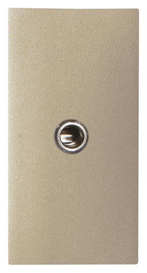 ABB  Zenit  Шампань Разъем механизм mini-jack 3.5мм 1-модуль  / 2CLA215540N1901