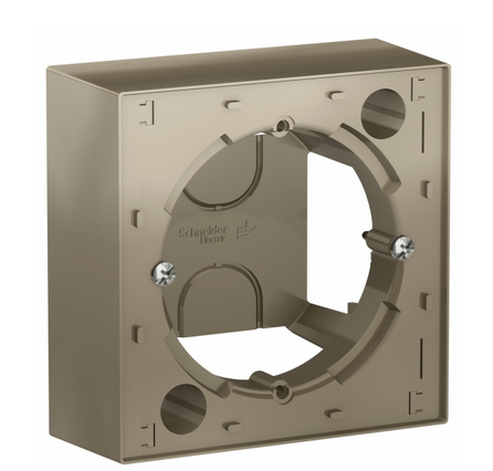 Schneider Electric AtlasDesign Шампань  Коробка для наружного монтажа ATN000500