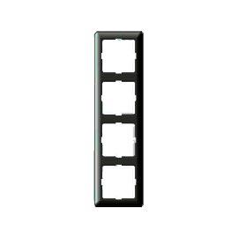 Schneider Electric  Wessen59  Черный Бархат  Рамка 4-местная скрытая установка KD-4-68