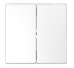 Schneider Electric  MERTEN  D-Life  Белый Лотос  Клавиша 2-местная MTN3400-6035