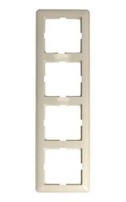 Schneider Electric  Wessen59  Слоновая Кость  Рамка 4-местная скрытая установка KD-4-28