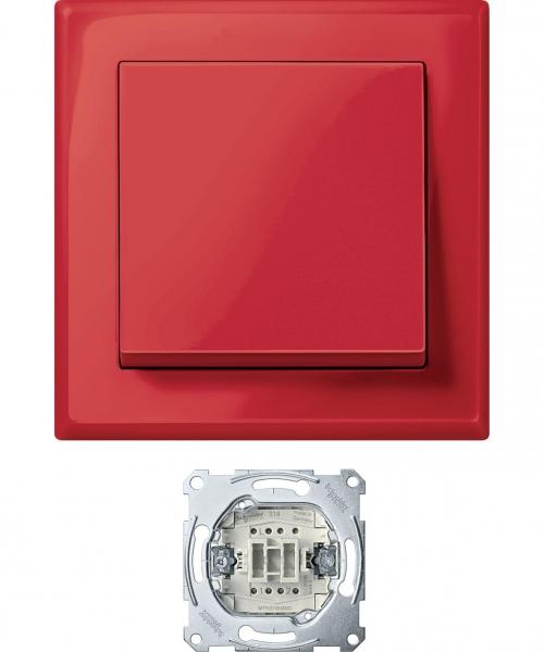 Schneider Electric Merten  Красн.  Выключатель большой JUMBO MTN3341-1406