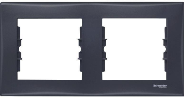 Schneider Electric Sedna Графит Аква Рамка 2-местная горизонтальная IP44 SDN5810670