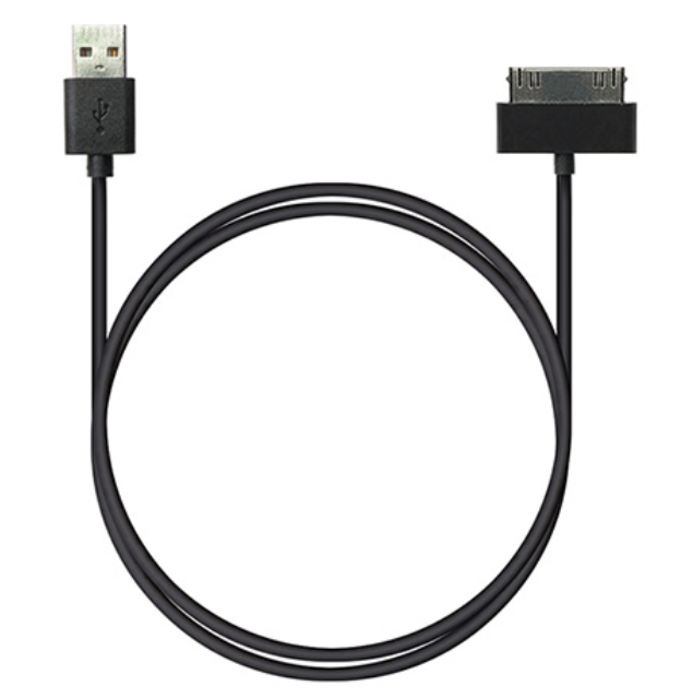 Кабель ROBITON P4-iphone4/1m/Charge&Sync USB A - Apple iPhone 4, 1м черный PK1