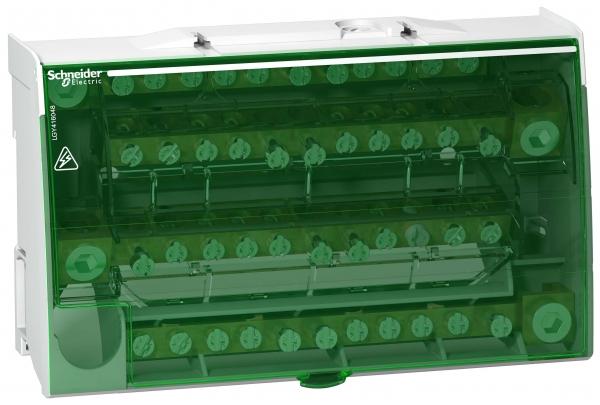LGY416048 РАСПРЕДЕЛИТЕЛЬНЫЙ БЛОК ВИНТОВОЙ 4П 160А 48 ОТВЕРСТИЙ