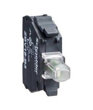 Контактный блок К С LED ,мигающий, 230В, зеленый Schneider Electric ZBV18M3
