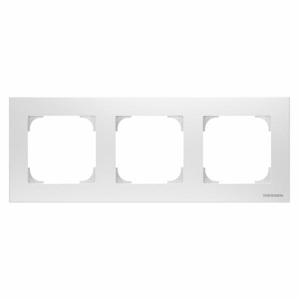 ABB Рамка 3-постовая, серия SKY, цвет альпийский белый /2CLA857300A1101/