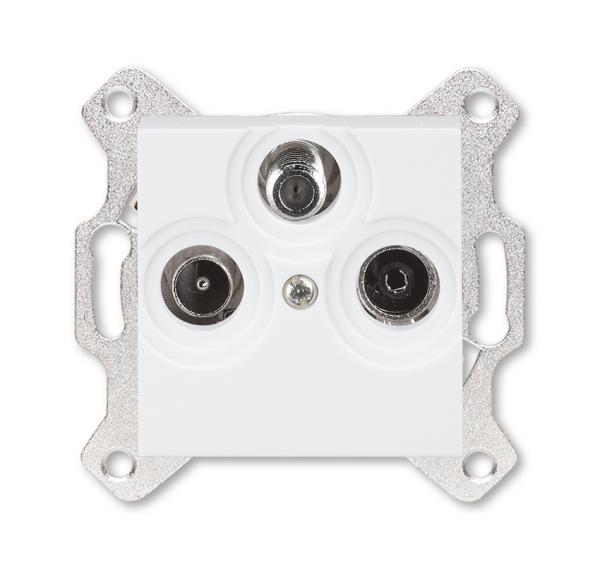 ABB  Levit   Белый Розетка TV-R-SAT, 2CHH083303A6003