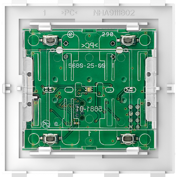 Schneider Electric  MERTEN  D-Life  PlusLink  Модуль кнопочный Wiser BLE, 2-клавишный MTN5123-6000