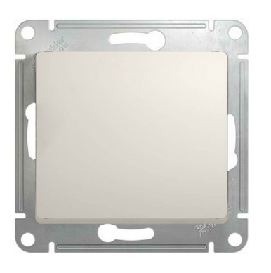 Schneider Electric Glossa Молочный Выключатель 1-клавишный схема 1, 10AX, механизм IP20 скрытая установка GSL000911