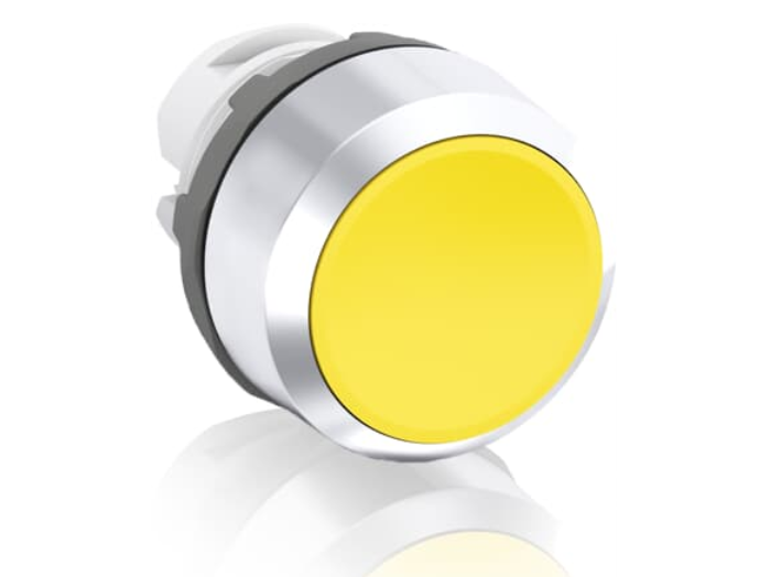 Кнопка MP1-20Y желтая без фиксации без подсветки ABB  /1SFA611100R2003/
