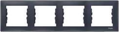 Schneider Electric Sedna Графит Рамка 4-местная горизонтальная SDN5800770