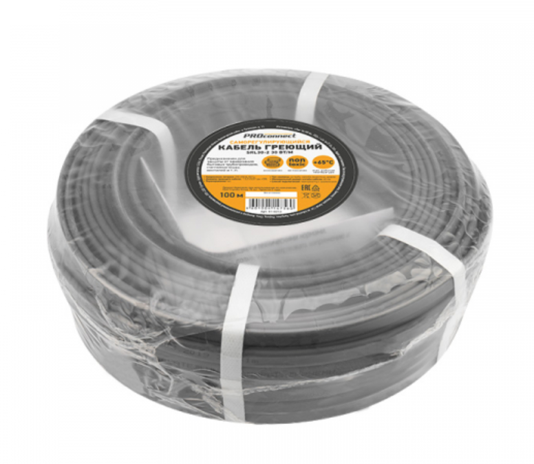 Кабель греющий саморегулирующийся неэкранированный SRL30-2 (30 Вт/1 м), 100 м PROconnect 51-0213