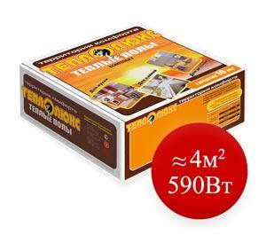 Теплолюкс Комплект теплых полов  20ТЛОЭ2-30-590 без регулятора (одножильная секция, 590 Вт, длина 30 м)