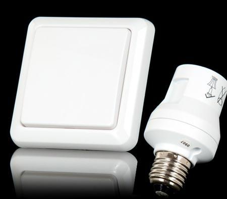 Умный дом беспроводной настенный выключатель+патрон дистанционного управления CoCo AWST-8800/AFR-060 71122 6