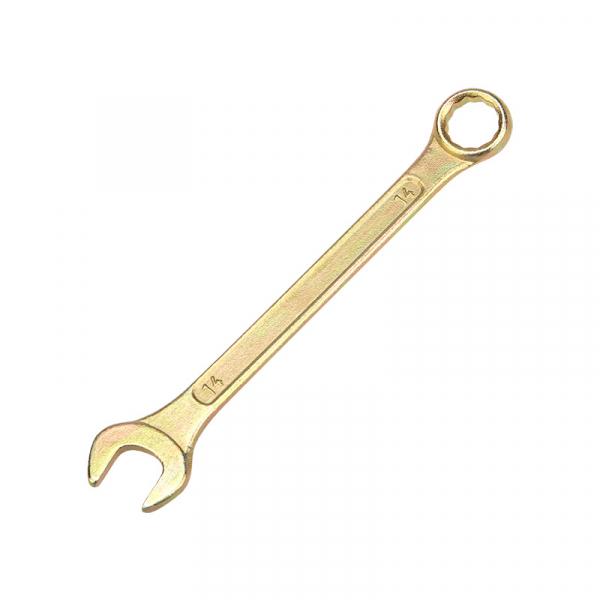 Ключ комбинированный REXANT 14 мм, желтый цинк 12-5809-2