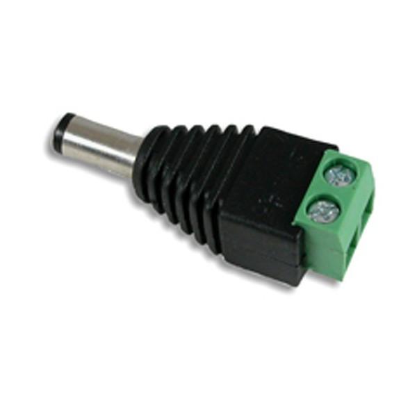 Разъем питания штекер 2.1х5.5 с клеммной колодкой REXANT 14-0314