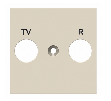 Schneider Electric Unica NEW Бежевый Лицевая панель TV/FM розетки , NU944044