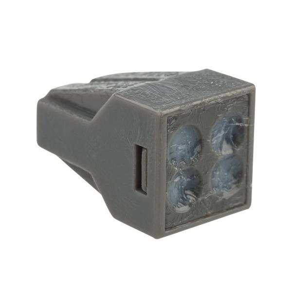 REXANT 773-304 Экспресс-клеммы электромонтажные (4*2.5мм² с пастой) 07-3040 07-3040 (кратно 100)