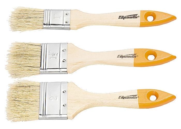 Набор кистей SPARTA 3 шт (плоские 1/2",3/4",1".) 841115