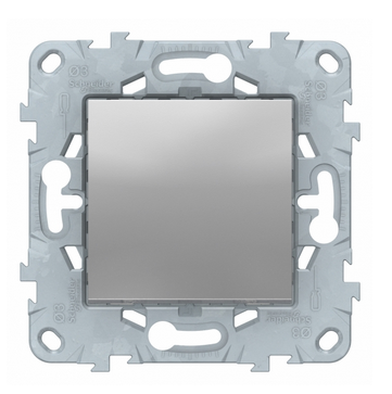 Schneider Electric Unica NEW Алюминий Переключатель 1-клавишный, схема 6, 10 AX, 250 В, NU520330