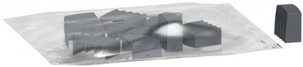 A9XPE210 ЗАГЛУШКИ БОКОВЫЕ ДЛЯ ГРЕБЕНЧАТЫХ ШИНОК (A9X) 2П (10ШТ)