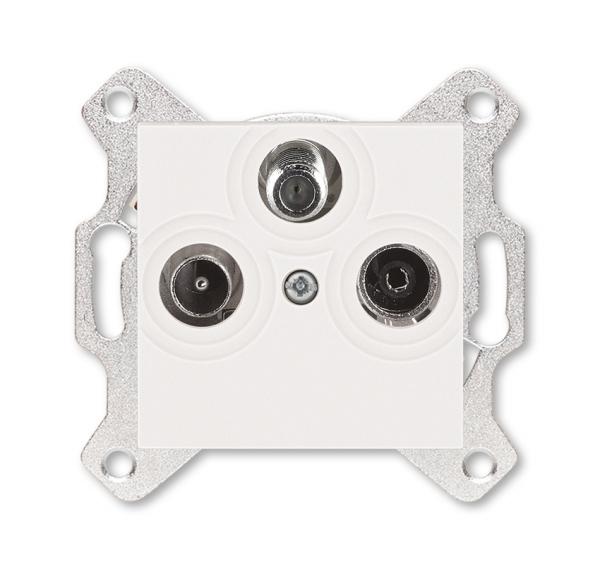 ABB  Levit  Жемчуг Розетка TV-R-SAT, 2CHH083303A6068
