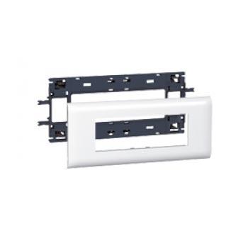 Legrand  Mosaic  Суппорт Рамка 3-пост на крышку 85мм под механизмы MOSAIC (6мод) 10996