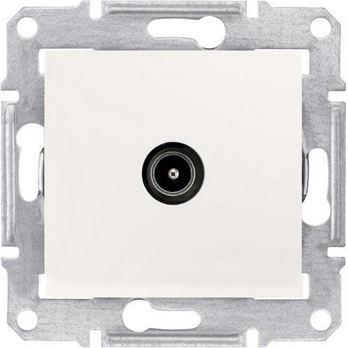 Schneider Electric Sedna Алюминий Розетка механизм TV/R оконечная 1dB   T0 IP20 скрытая установка SDN3301660